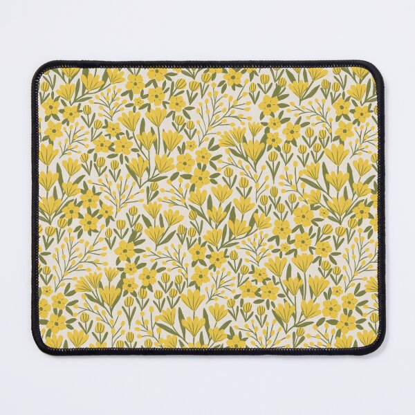 Item preview, Yellow wildflower meadow | Soft cottagecore floral designed and sold by Illustrated by Nat.