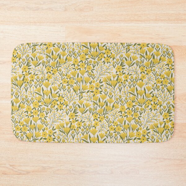 Item preview, Yellow wildflower meadow | Soft cottagecore floral designed and sold by Illustrated by Nat.