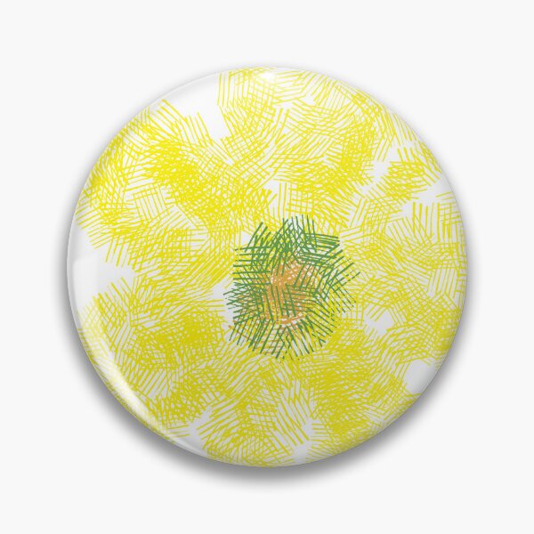 Item preview, Stylized Yellow Flower Crosshatch Illustration designed and sold by BalkanBloom.