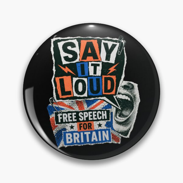 Item preview, Say It Loud Free Speech For Britain Design designed and sold by JesterKrewArt.