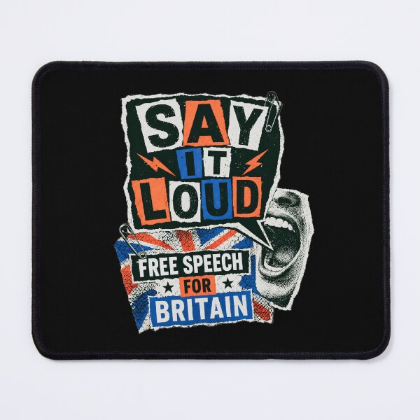 Item preview, Say It Loud Free Speech For Britain Design designed and sold by JesterKrewArt.