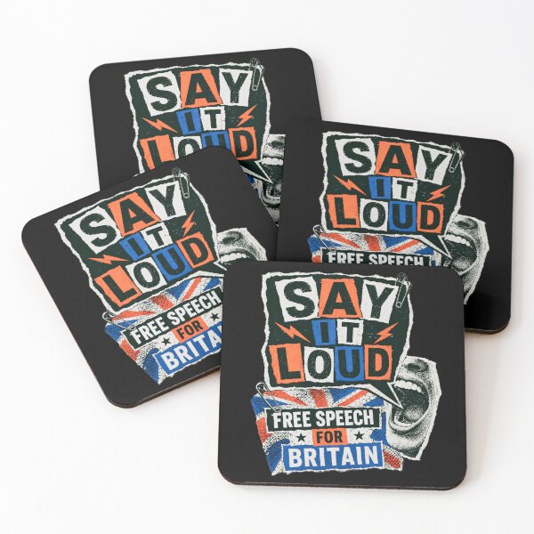 Item preview, Say It Loud Free Speech For Britain Design designed and sold by JesterKrewArt.