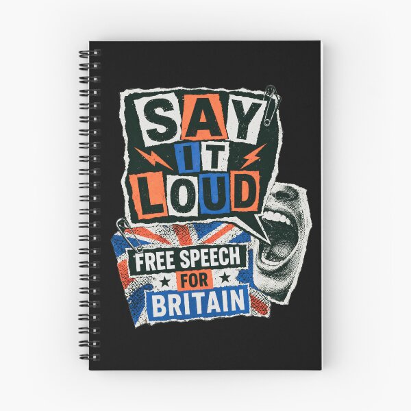 Item preview, Say It Loud Free Speech For Britain Design designed and sold by JesterKrewArt.