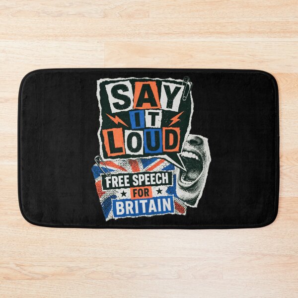 Item preview, Say It Loud Free Speech For Britain Design designed and sold by JesterKrewArt.
