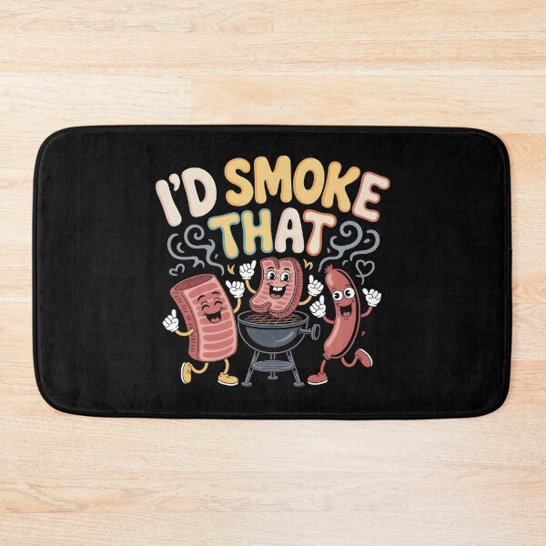 Item preview, I’d Smoke That BBQ Apparel for Funny BBQ and Meat Smoking Enthusiasts designed and sold by Redgiant87x.