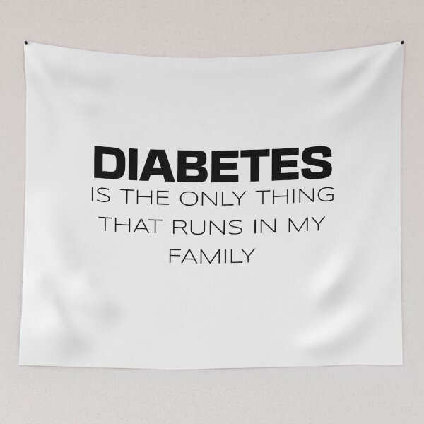 Item preview, Funny Diabetes Family Joke T-Shirt designed and sold by TheSnarkyShark.
