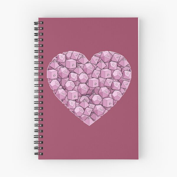Item preview, Dice Heart - Pink designed and sold by -Solarly-.