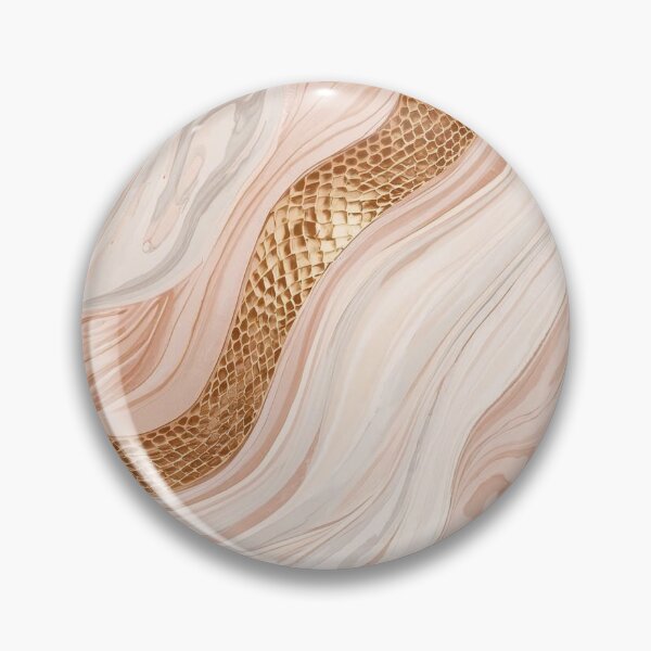 Item preview, Rose Marble Python — Luxury Marble and Snake Skin Pattern in Blush and Gold designed and sold by Mripa.