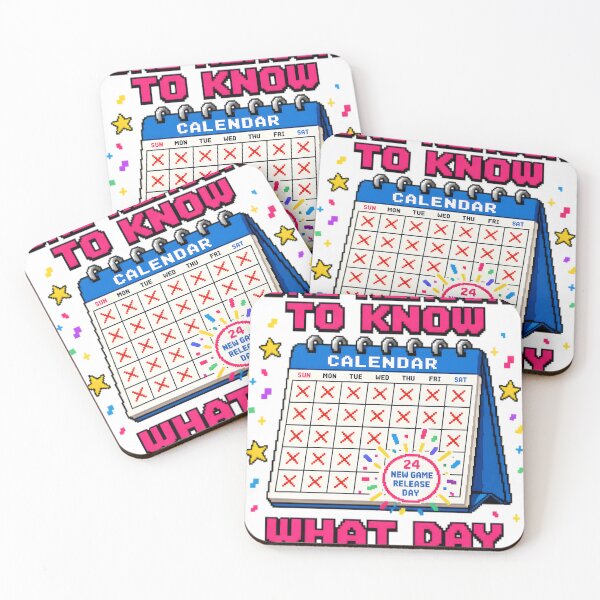 Item preview, Retro Gaming Calendar Art designed and sold by RetroPixel Apparel.