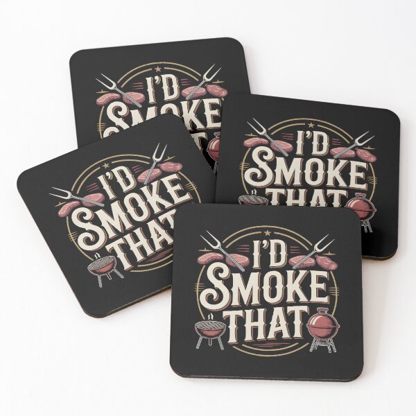 Item preview, I’d Smoke That Classic Funny BBQ Design for Meat Smoking Enthusiasts designed and sold by Redgiant87x.