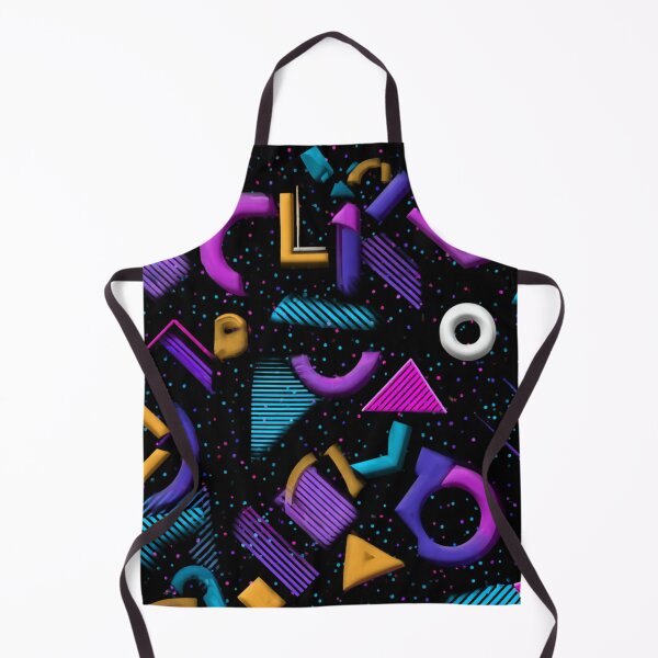 Item preview, Retro 80s 90s Geometric Abstract Pattern Design designed and sold by NicolasGlowArt.