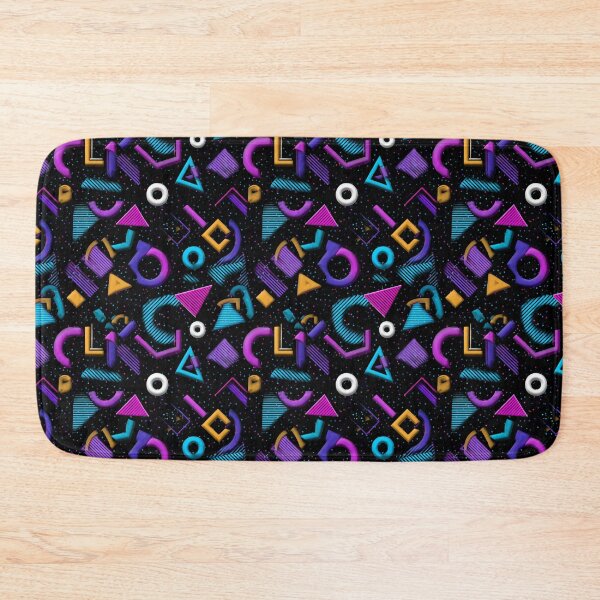 Item preview, Retro 80s 90s Geometric Abstract Pattern Design designed and sold by NicolasGlowArt.