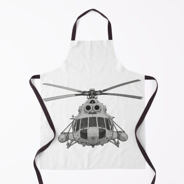 Item preview, Tactical Cargo Helicopter Front View Illustration Art designed and sold by Combat Skies.