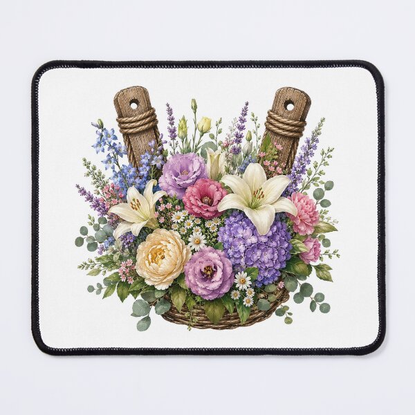 Item preview, Rustic Floral Horseshoe Bouquet designed and sold by PetalGarden.