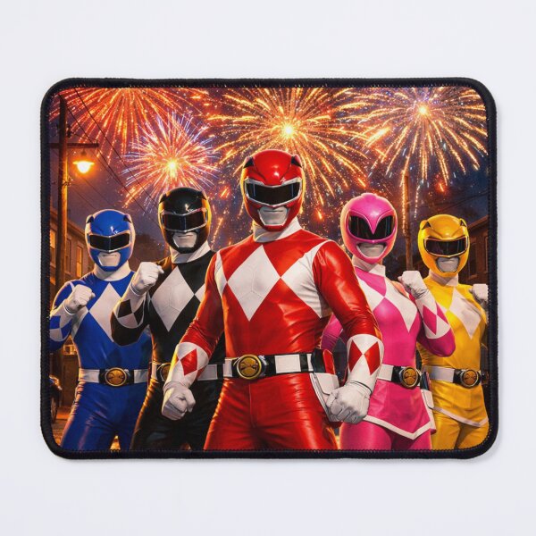 Item preview, 4th Of July Power Rangers designed and sold by Resilient Roots Customs Oakland.