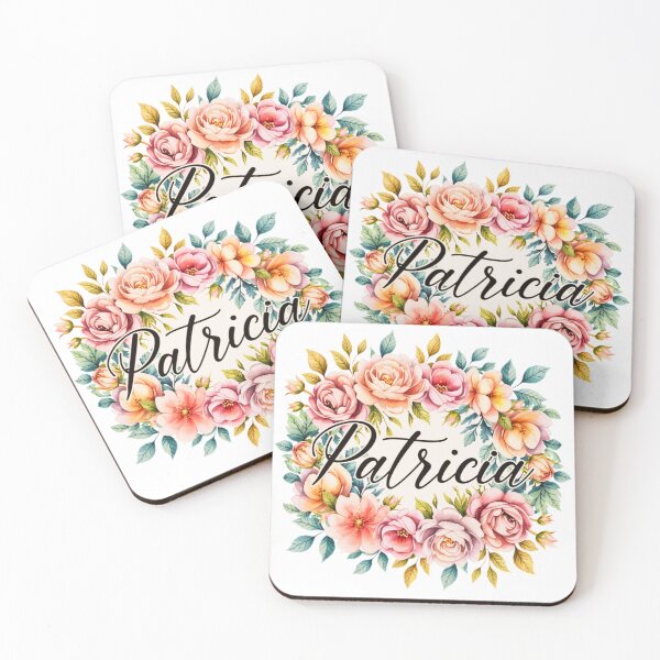 Item preview, Patricia Floral Name Watercolor Boho Personalized Design designed and sold by ArcticFoxStudio.