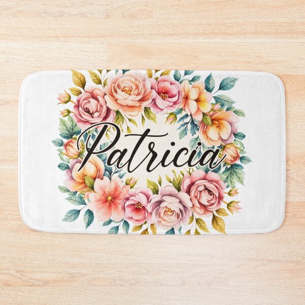 Item preview, Patricia Floral Name Watercolor Boho Personalized Design designed and sold by ArcticFoxStudio.