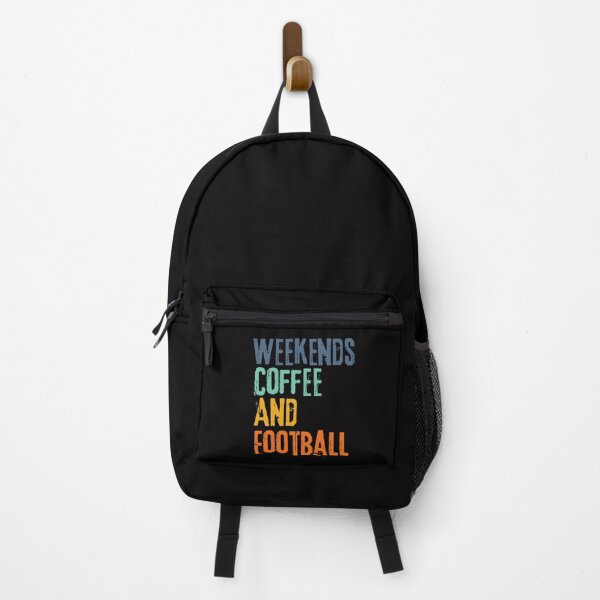 Item preview, Funny Retro Weekends Coffee and Football designed and sold by WeirdlyRare.