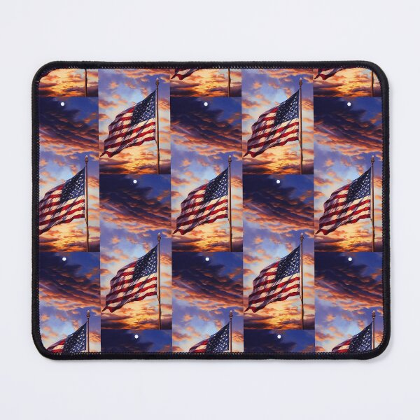 Item preview, USA flag with sky designed and sold by di-Vera-Rosati.