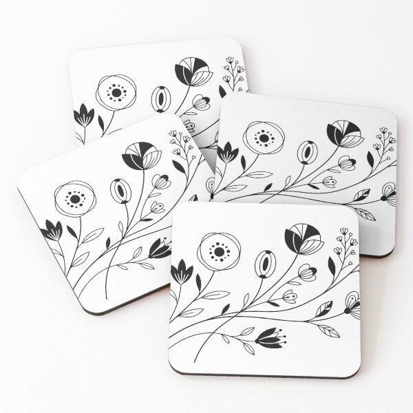 Item preview, Scandinavian Abstract Blossoms designed and sold by BrunoLinuxArt.