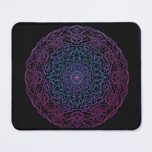 Item preview, Intricate Neon Sacred Geometry Mandala Pattern designed and sold by ViruSyndrome.