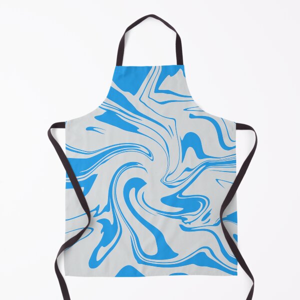Item preview, Light Blue Liquid Marble Abstract Fluid Swirl Art designed and sold by CaramelCo.