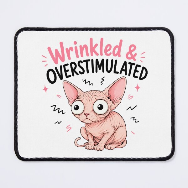 Item preview, Wrinkled And Overstimulated Sphynx designed and sold by INVITOARTE.