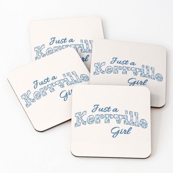 Item preview, Just a Kerrville Girl Blue Toile Pattern designed and sold by Lavender Mint Graphics.