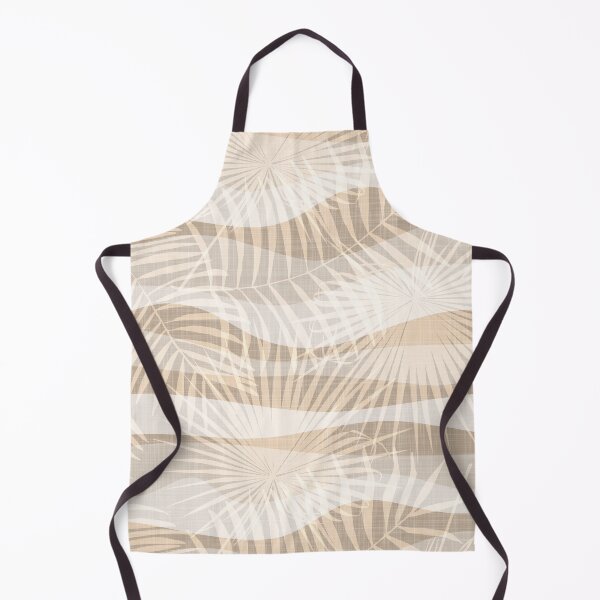 Item preview, faded palm leaf breeze - sandy beige wavy stripes designed and sold by kobyakov.