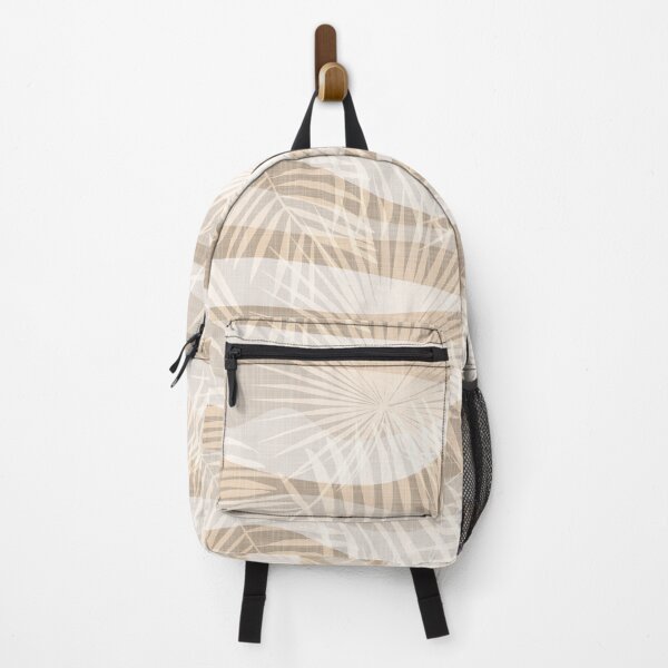 Item preview, faded palm leaf breeze - sandy beige wavy stripes designed and sold by kobyakov.