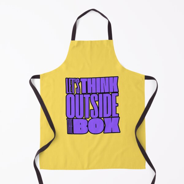 Item preview, Motivational Phrase Let's Think Outside The Box designed and sold by MundoZoe.