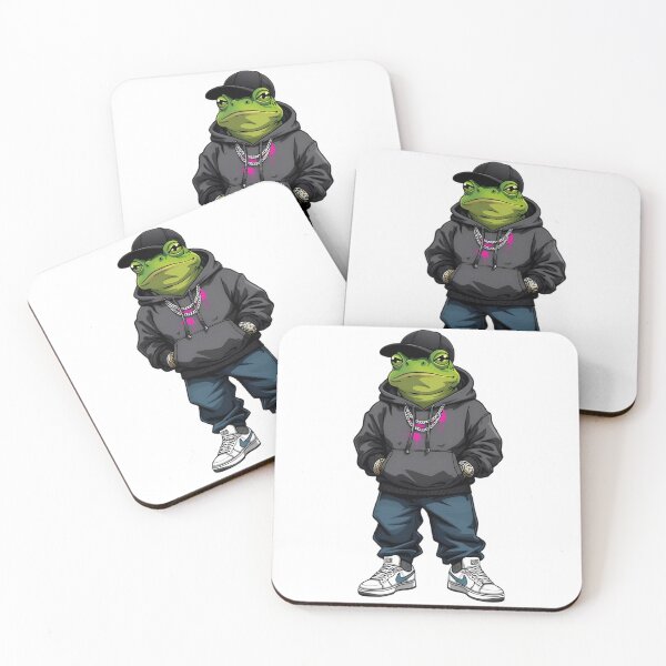 Item preview, ? Street Frog Vibes – Urban Cartoon Style designed and sold by Aesthicer.
