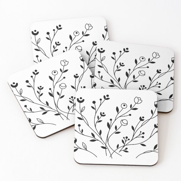 Item preview, Elegant Scandinavian Abstract Blossoms designed and sold by BrunoLinuxArt.