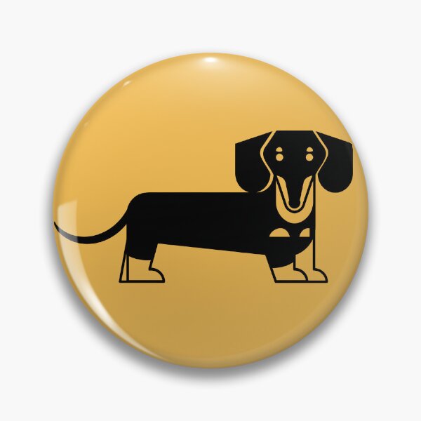 Item preview, Dachshund dog one color logo designed and sold by Konopikyu.