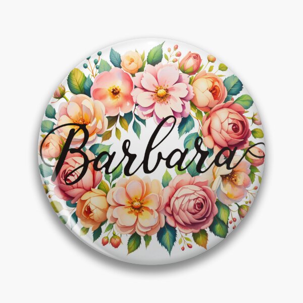 Item preview, Barbara Floral Name Watercolor Boho Personalized Design designed and sold by ArcticFoxStudio.