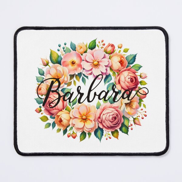 Item preview, Barbara Floral Name Watercolor Boho Personalized Design designed and sold by ArcticFoxStudio.