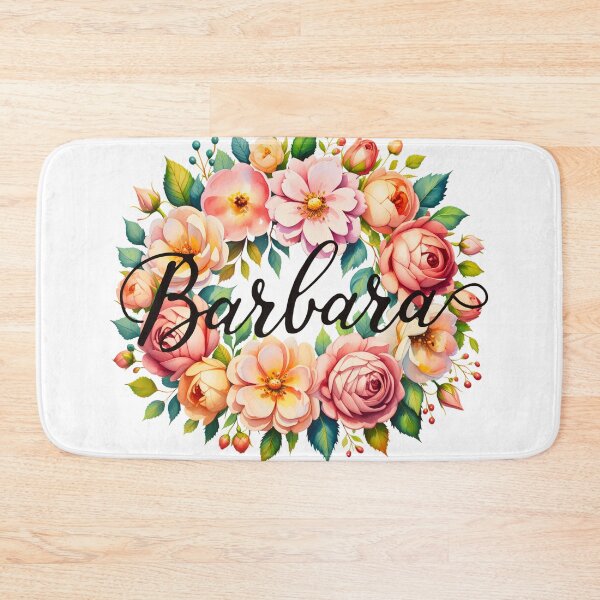 Item preview, Barbara Floral Name Watercolor Boho Personalized Design designed and sold by ArcticFoxStudio.