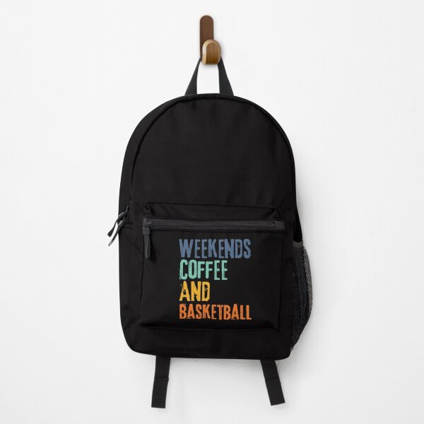 Item preview, Funny Retro Weekends Coffee and Basketball designed and sold by WeirdlyRare.