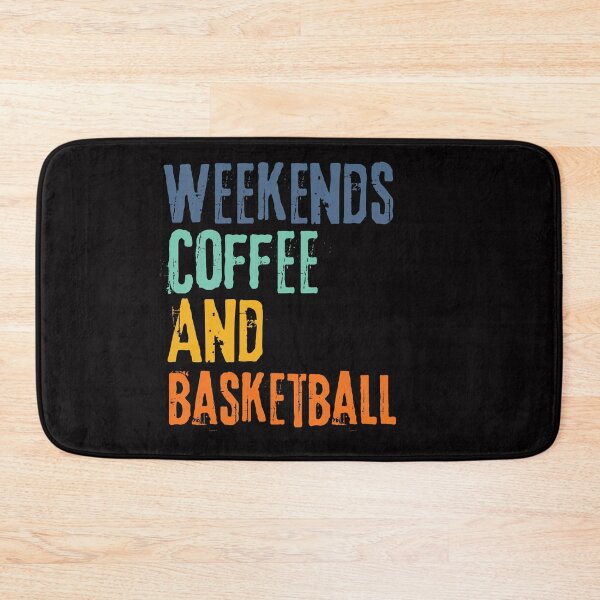 Item preview, Funny Retro Weekends Coffee and Basketball designed and sold by WeirdlyRare.