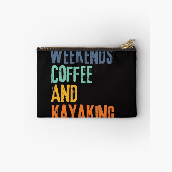 Item preview, Funny Retro Weekends Coffee and Kayaking designed and sold by WeirdlyRare.