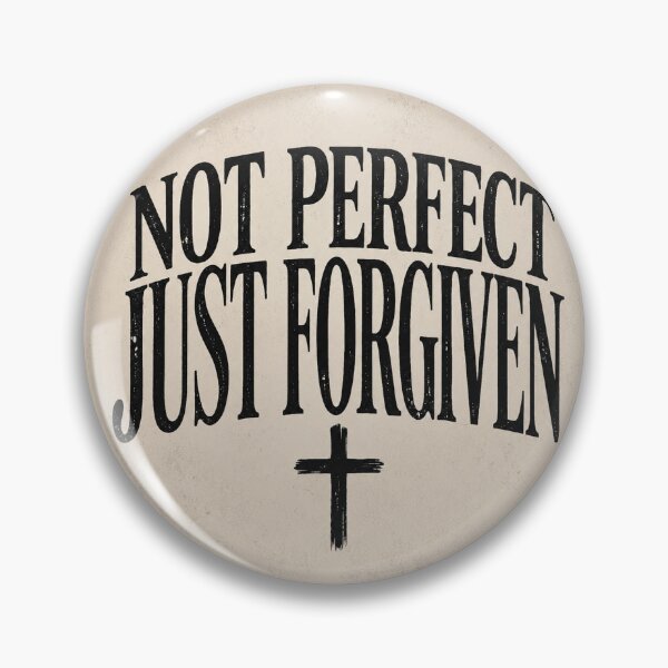 Item preview, Not Perfect; Just Forgiven designed and sold by Vibe & Verse Studio.