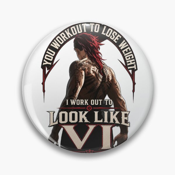 Item preview, VI Gym Motivation Shirt | Arcane League of Legends Workout Graphic designed and sold by Tumblerina.