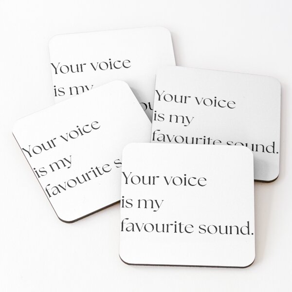 Item preview, You Voice Is My Favourite Sound designed and sold by ProdByRTHA.