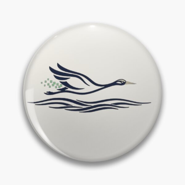Item preview, Minimalist Flying Bird Line Art - Modern Tech Wave Edition designed and sold by Inkfino.