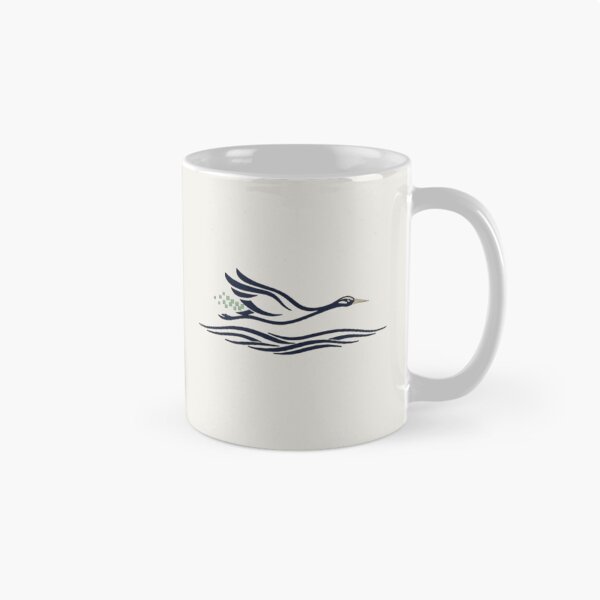 Item preview, Minimalist Flying Bird Line Art - Modern Tech Wave Edition designed and sold by Inkfino.