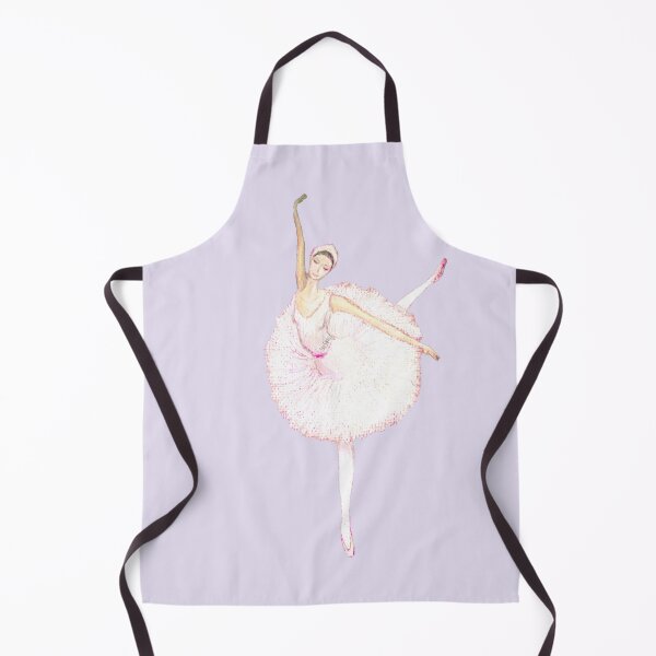 Aperçu de l'œuvre BALLERINE CYGNE LAVANDE | Style pastel | Création artistique unique créée et vendue par BlueberrySwan.