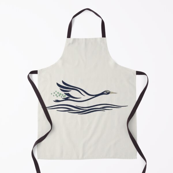 Item preview, Minimalist Flying Bird Line Art - Modern Tech Wave Edition designed and sold by Inkfino.