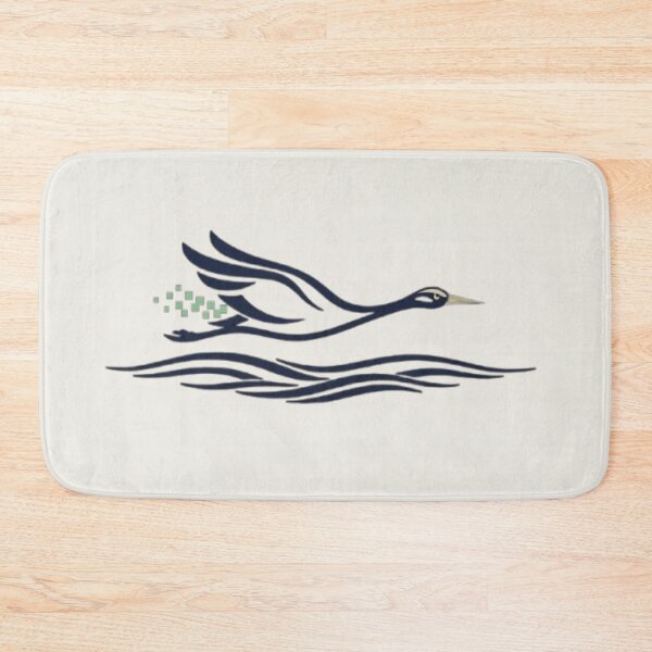 Item preview, Minimalist Flying Bird Line Art - Modern Tech Wave Edition designed and sold by Inkfino.