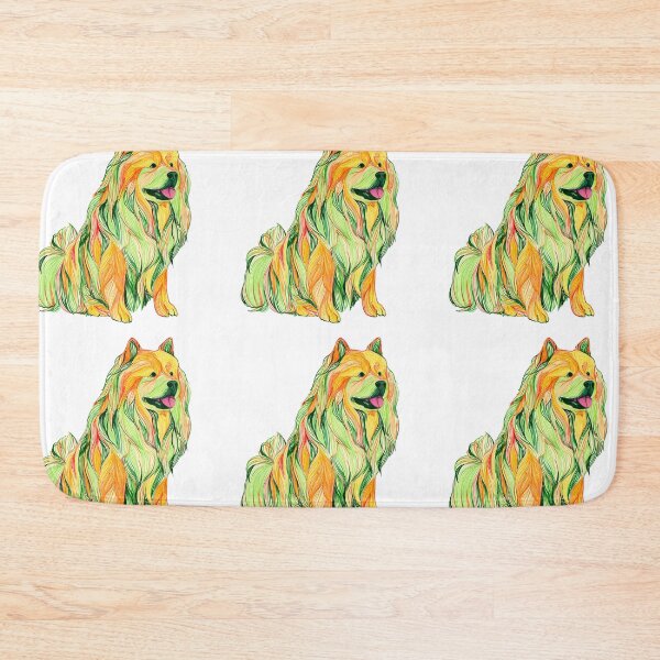 Item preview, Colorful Chow chow puppy dog designed and sold by MendaciousMina.