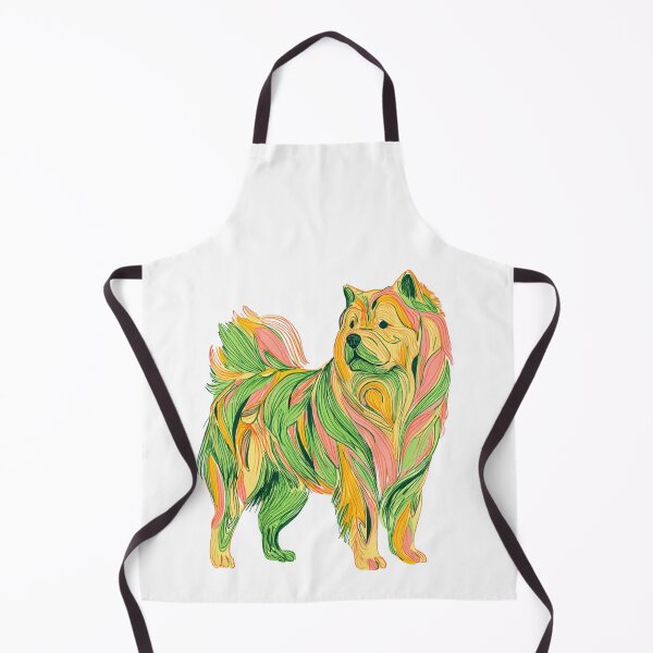 Item preview, Colorful Chow chow puppy dog designed and sold by MendaciousMina.